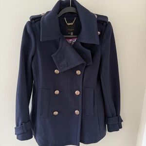 Ted Baker Midnight Blue Pea Coat